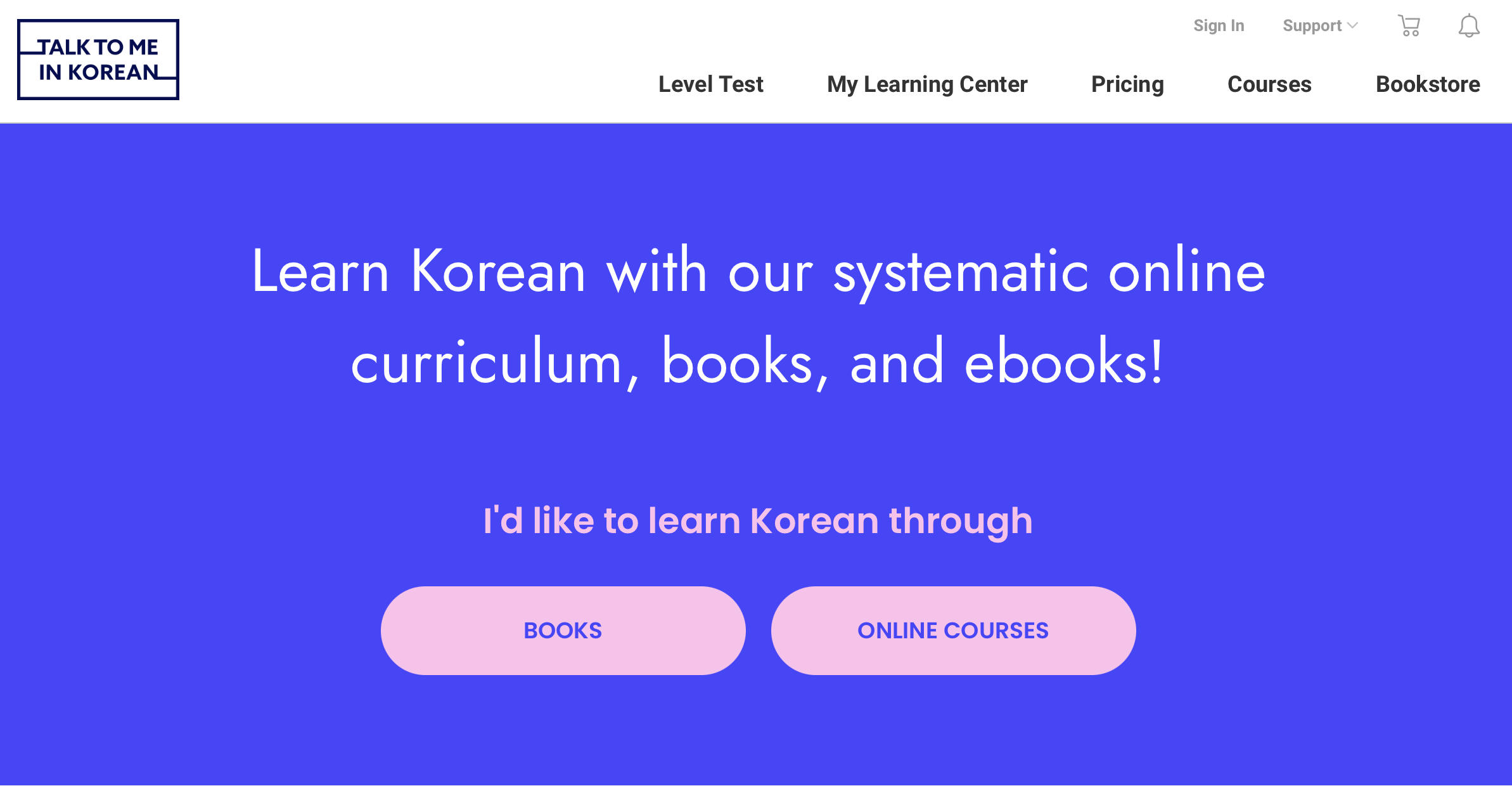 無料で韓国語が学べるTalk To Me In Korean