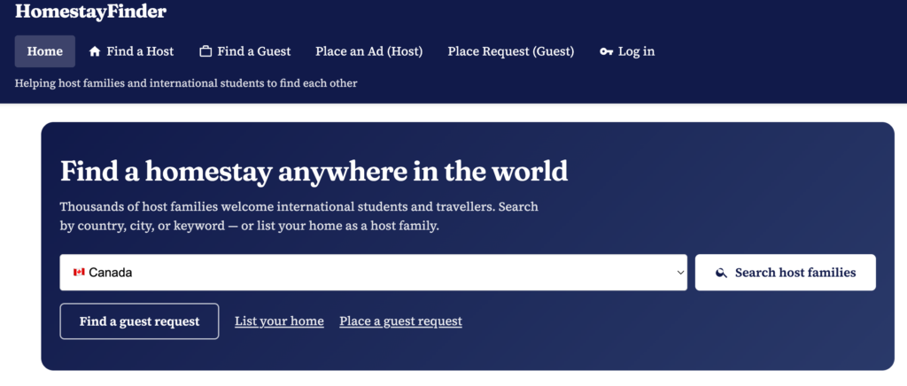HomestayFinder