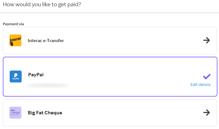 キャッシュバックを受ける