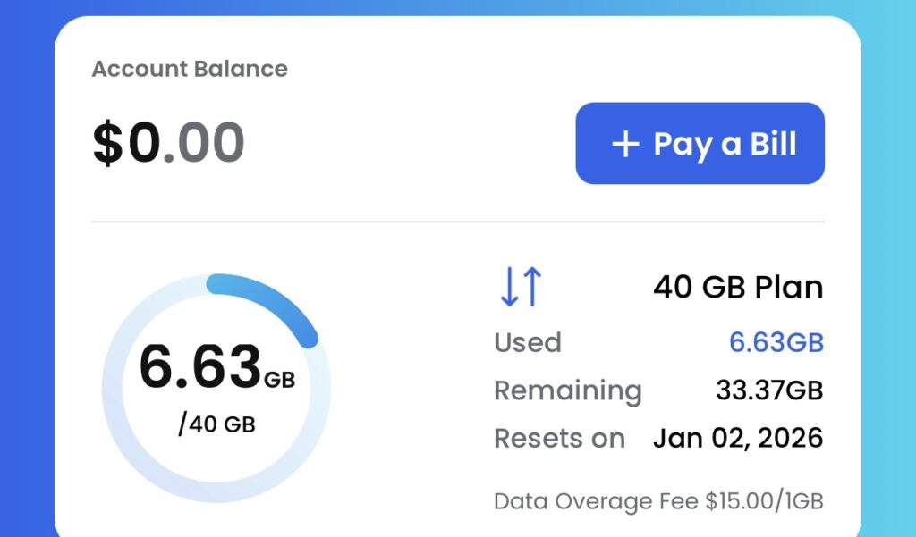 Phoneboxデータ利用量