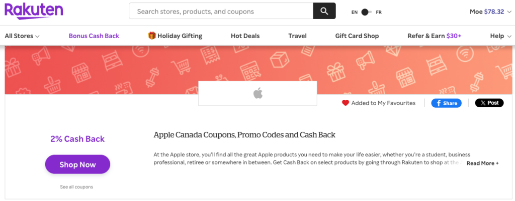 Rakutenキャッシュバックを併用する
