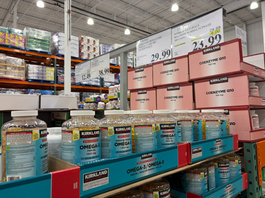 OMEGA3サプリメント300カプセル（23.99ドル）