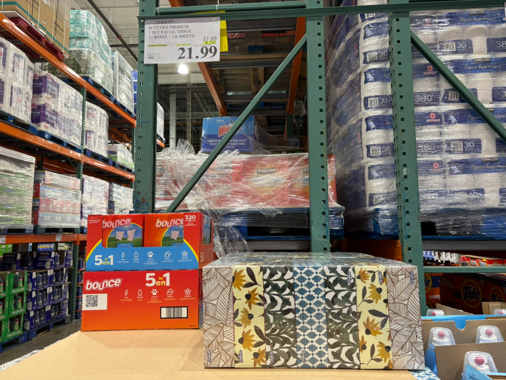 SCOTTIES ティッシュ（21.99ドル：セールで6ドル値引き）