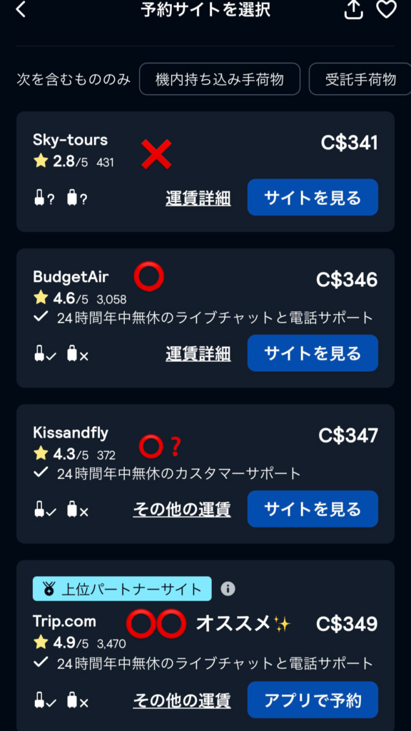 スカイスキャナー